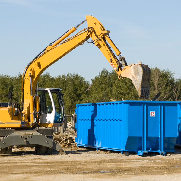 can i choose the location where the residential dumpster will be placed in Coalfield